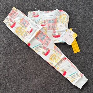 Burt’s Bees gondola print pjs 5T